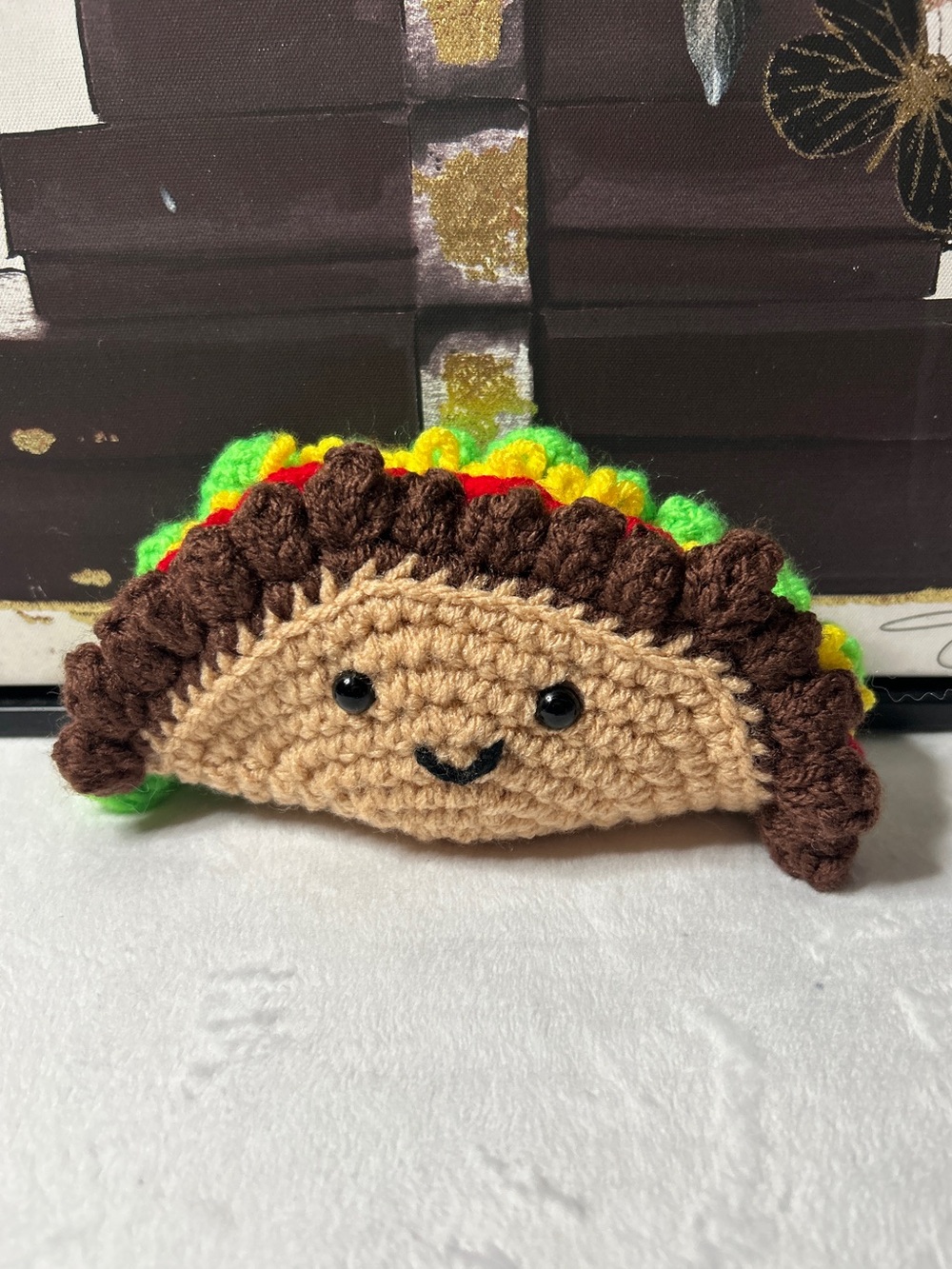 Cinco De Mayo Crochet Tacos -Handmade Plushie - Picture 2 of 4